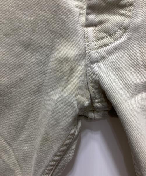 Maison Margiela（メゾンマルジェラ）Maison Margiela (メゾンマルジェラ) ガーメントダイ5ポケットパンツ アイボリー サイズ:46の古着・服飾アイテム