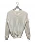 Maison Margiela（メゾンマルジェラ）の古着「コットンVネックニット」｜ホワイト