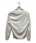 Maison Margiela (メゾンマルジェラ) コットンVネックニット ホワイト サイズ:Ｓ：18000円