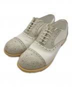 COMME des GARCONS HOMME PLUSコムデギャルソンオムプリュス）の古着「ウィングチップシューズ」｜ホワイト