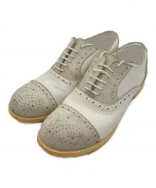 COMME des GARCONS HOMME PLUS（コムデギャルソンオムプリュス）の古着「ウィングチップシューズ」｜ホワイト