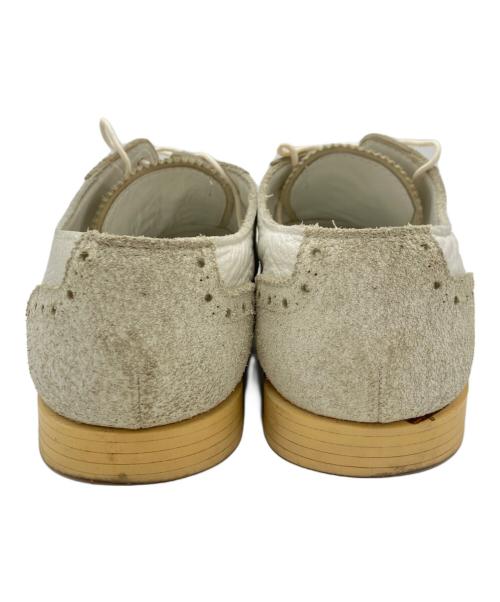 COMME des GARCONS HOMME PLUS（コムデギャルソンオムプリュス）COMME des GARCONS HOMME PLUS (コムデギャルソンオムプリュス) ウィングチップシューズ ホワイト サイズ:25㎝の古着・服飾アイテム