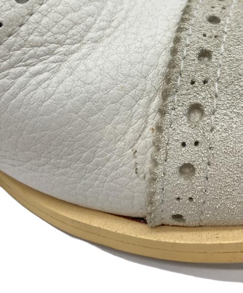 COMME des GARCONS HOMME PLUS（コムデギャルソンオムプリュス）COMME des GARCONS HOMME PLUS (コムデギャルソンオムプリュス) ウィングチップシューズ ホワイト サイズ:25㎝の古着・服飾アイテム