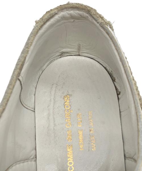 COMME des GARCONS HOMME PLUS（コムデギャルソンオムプリュス）COMME des GARCONS HOMME PLUS (コムデギャルソンオムプリュス) ウィングチップシューズ ホワイト サイズ:25㎝の古着・服飾アイテム