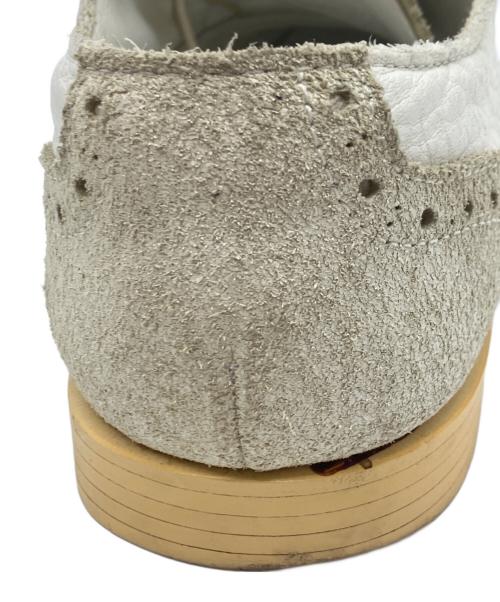 COMME des GARCONS HOMME PLUS（コムデギャルソンオムプリュス）COMME des GARCONS HOMME PLUS (コムデギャルソンオムプリュス) ウィングチップシューズ ホワイト サイズ:25㎝の古着・服飾アイテム