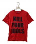 NUMBER (N)INEナンバーナイン）の古着「KILL YOUR IDOLS Tシャツ」｜レッド