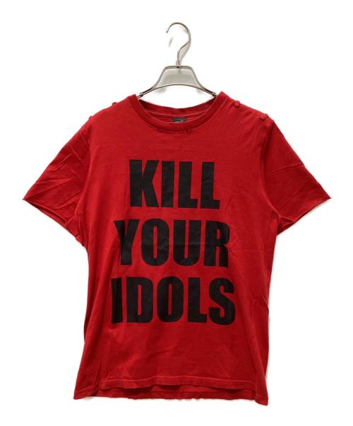 NUMBER (N)INE（ナンバーナイン）NUMBER (N)INE (ナンバーナイン) KILL YOUR IDOLS Tシャツ レッド サイズ:2の古着・服飾アイテム