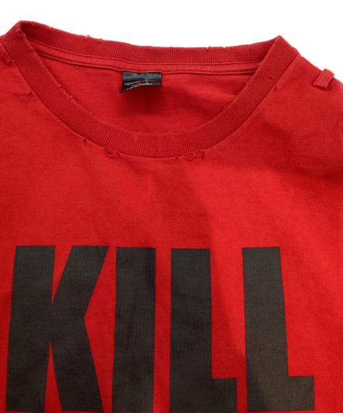 NUMBER (N)INE（ナンバーナイン）NUMBER (N)INE (ナンバーナイン) KILL YOUR IDOLS Tシャツ レッド サイズ:2の古着・服飾アイテム