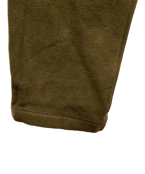 Yohji Yamamoto pour homme（ヨウジヤマモト プールオム）Yohji Yamamoto pour homme (ヨウジヤマモト プールオム) カシミヤ混メルトンパンツ カーキ サイズ:2の古着・服飾アイテム