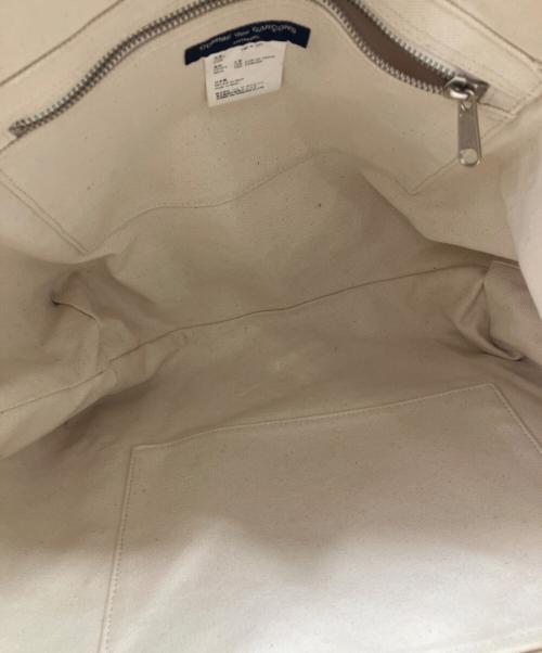 COMME des GARCONS HOMME（コムデギャルソン オム）COMME des GARCONS HOMME (コムデギャルソン オム) レザートートバッグ ブルーの古着・服飾アイテム