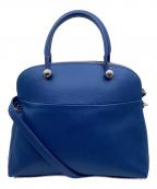 FURLAフルラ）の古着「パイパー 2WAYハンドバッグ」｜ブルー