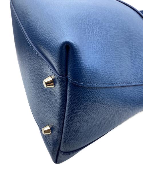 FURLA（フルラ）FURLA (フルラ) パイパー 2WAYハンドバッグ ブルーの古着・服飾アイテム