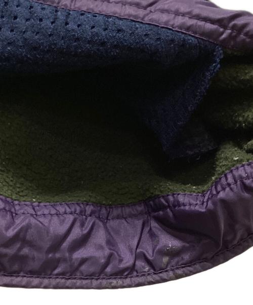 Patagonia（パタゴニア）Patagonia (パタゴニア) 90`s Wooly-T フリースジャケット カーキ×パープル サイズ:Ｓの古着・服飾アイテム