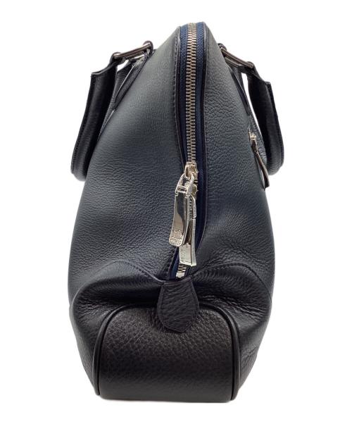 PELLE MORBIDA（ペッレモルビダ）PELLE MORBIDA (ペッレモルビダ) レザービジネスバッグ ネイビーの古着・服飾アイテム