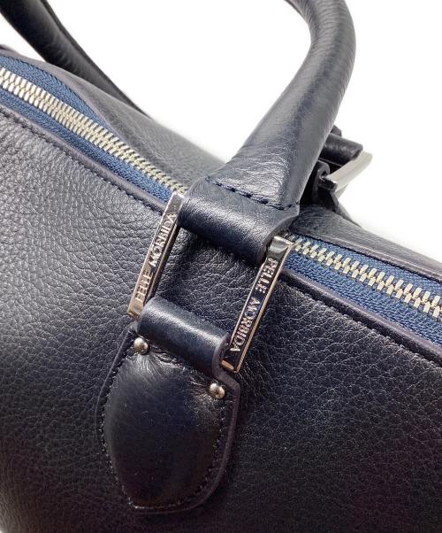 PELLE MORBIDA（ペッレモルビダ）PELLE MORBIDA (ペッレモルビダ) レザービジネスバッグ ネイビーの古着・服飾アイテム
