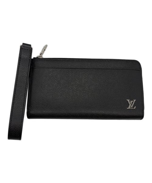 LOUIS VUITTON（ルイ ヴィトン）LOUIS VUITTON (ルイ ヴィトン) ジッピー ドラゴンヌ L型ファスナー長財布 ブラックの古着・服飾アイテム