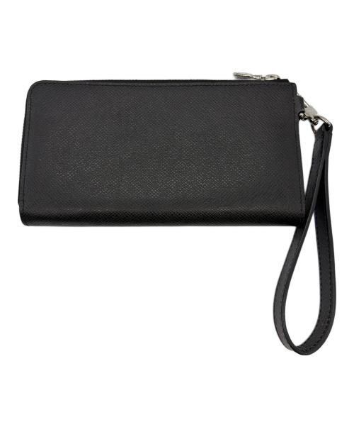 LOUIS VUITTON（ルイ ヴィトン）LOUIS VUITTON (ルイ ヴィトン) ジッピー ドラゴンヌ L型ファスナー長財布 ブラックの古着・服飾アイテム
