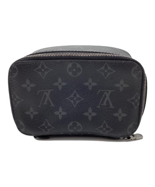 LOUIS VUITTON（ルイ ヴィトン）LOUIS VUITTON (ルイ ヴィトン) モノグラム エクリプス キューブ ドゥ ランジュモン PM ポーチ ブラックの古着・服飾アイテム
