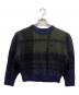 FRED PERRY（フレッドペリー）の古着「TARTAN KNIT WEAR」｜ネイビー