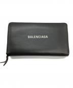 BALENCIAGAバレンシアガ）の古着「ラウンドジップウォレット」｜ブラック