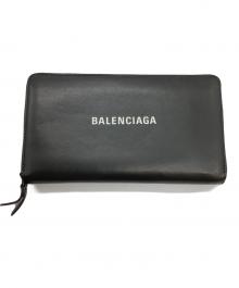 BALENCIAGA（バレンシアガ）の古着「ラウンドジップウォレット」｜ブラック