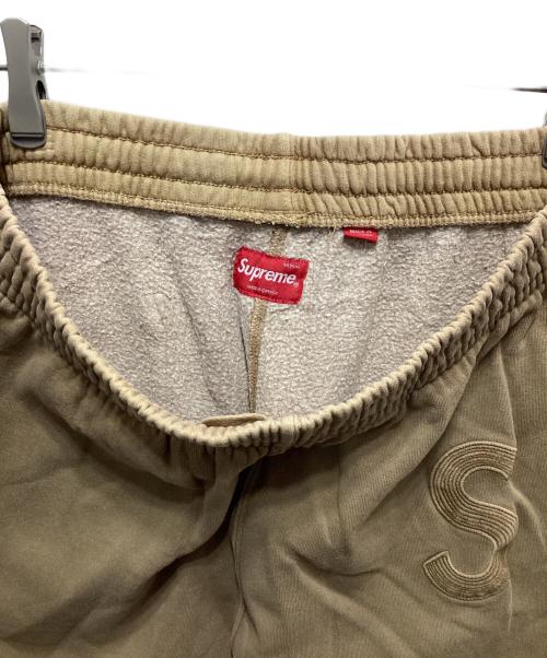 SUPREME（シュプリーム）Supreme (シュプリーム) Overdyed S Logo Sweatpant ベージュ サイズ:Ｍの古着・服飾アイテム
