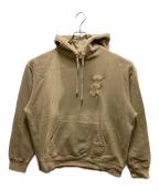 SUPREMEシュプリーム）の古着「Overdyed S Logo Hooded」｜ベージュ