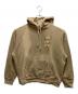 Supreme（シュプリーム）の古着「Overdyed S Logo Hooded」｜ベージュ