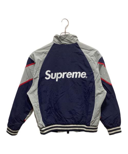SUPREME（シュプリーム）Supreme (シュプリーム) GENUINE MERCHANDISE (ジェニュイン マーチャンダイズ) NY Yankees ナイロンジャケット ネイビー サイズ:Mの古着・服飾アイテム
