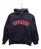 SUPREMEシュプリーム）の古着「Pearl Logo Hooded Sweat」｜ネイビー