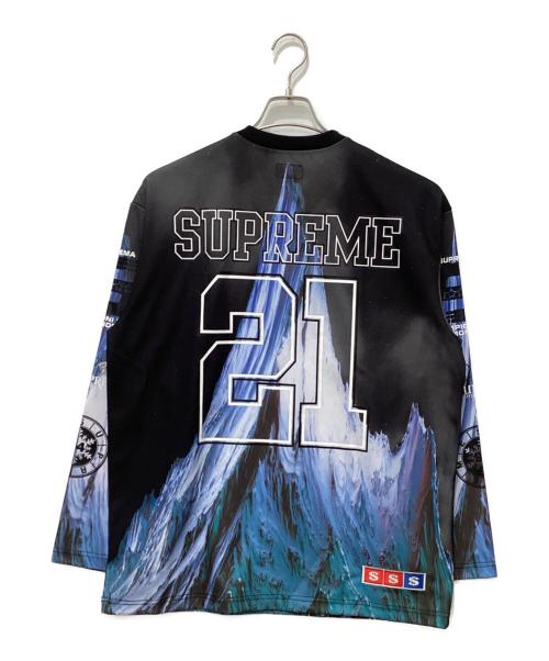 SUPREME（シュプリーム）Supreme (シュプリーム) MOUNTAIN HOCKEY JERSEY ブラック サイズ:Ｍの古着・服飾アイテム