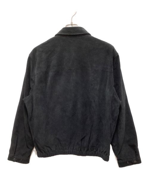 SUPREME（シュプリーム）Supreme (シュプリーム) suede harrington jacket ブラック サイズ:Mの古着・服飾アイテム