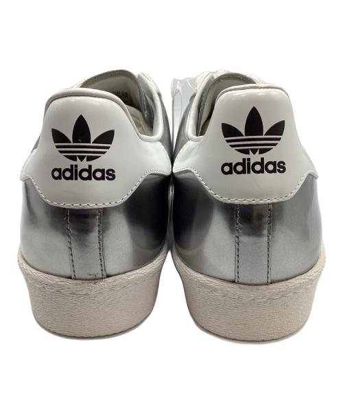 adidas（アディダス）adidas (アディダス) PRADA (プラダ) SUPER STAR シルバー サイズ:28 未使用品の古着・服飾アイテム