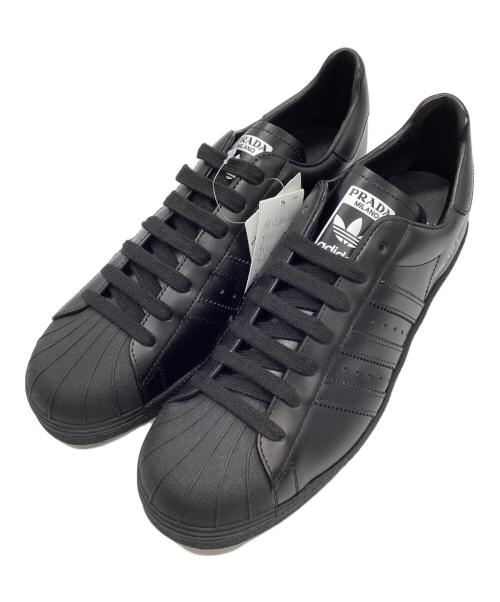 adidas（アディダス）adidas (アディダス) PRADA (プラダ) SUPER STAR ブラック サイズ:28 未使用品の古着・服飾アイテム