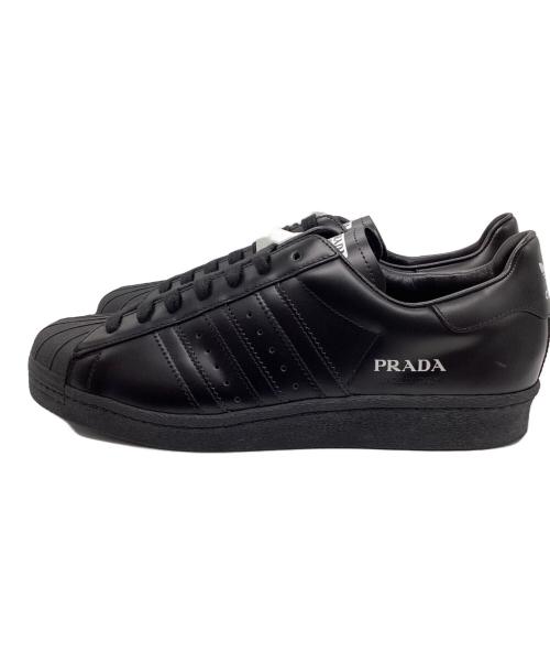 adidas（アディダス）adidas (アディダス) PRADA (プラダ) SUPER STAR ブラック サイズ:28 未使用品の古着・服飾アイテム