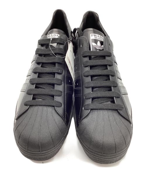 adidas（アディダス）adidas (アディダス) PRADA (プラダ) SUPER STAR ブラック サイズ:28 未使用品の古着・服飾アイテム