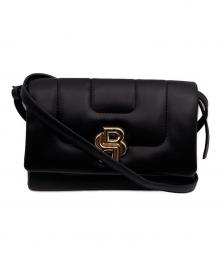 BOSS（ボス）の古着「ダブル B キルティングレザーショルダーウォレット」｜ブラック