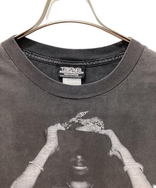 ruthless records（ルースレスレコード）ruthless records (ルースレスレコード) プリントTシャツ グレー サイズ:ＸＬの古着・服飾アイテム