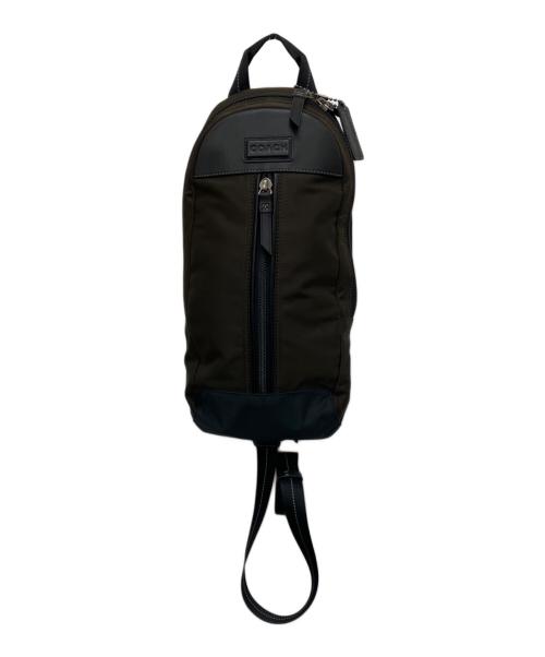 COACH（コーチ）COACH (コーチ) ヴァリック・ナイロン・スリング・ボディバッグ ブラウンの古着・服飾アイテム