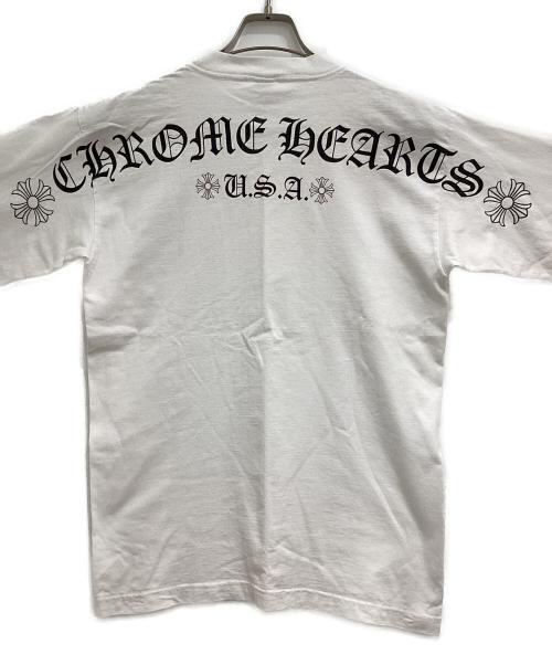 CHROME HEARTS（クロムハーツ）CHROME HEARTS (クロムハーツ) 長袖カットソー ホワイト サイズ:Mの古着・服飾アイテム