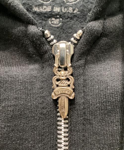 CHROME HEARTS（クロムハーツ）CHROME HEARTS (クロムハーツ) ダガージップパーカー ブラック サイズ:Mの古着・服飾アイテム