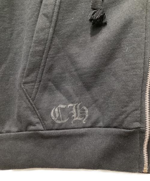CHROME HEARTS（クロムハーツ）CHROME HEARTS (クロムハーツ) ダガージップパーカー ブラック サイズ:Mの古着・服飾アイテム