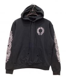 CHROME HEARTS（クロムハーツ）の古着「ホースシュープリントパーカー」｜ブラック