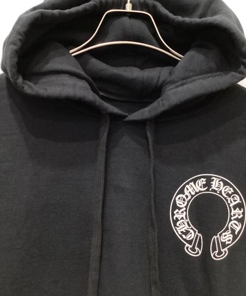 CHROME HEARTS（クロムハーツ）CHROME HEARTS (クロムハーツ) ホースシュープリントパーカー ブラック サイズ:Mの古着・服飾アイテム