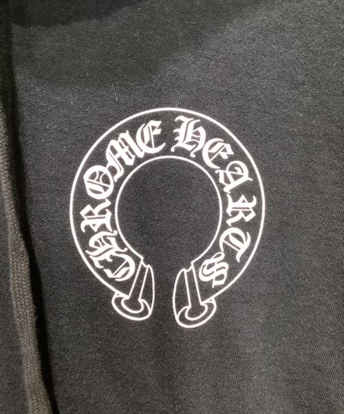 CHROME HEARTS（クロムハーツ）CHROME HEARTS (クロムハーツ) ホースシュープリントパーカー ブラック サイズ:Mの古着・服飾アイテム