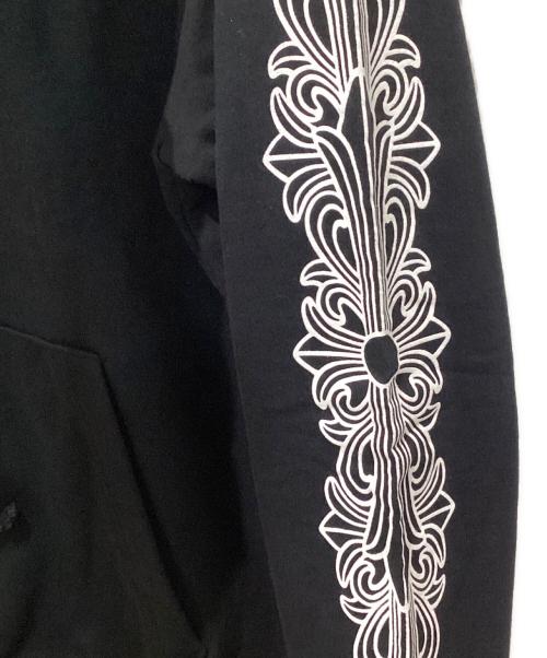 CHROME HEARTS（クロムハーツ）CHROME HEARTS (クロムハーツ) ホースシュープリントパーカー ブラック サイズ:Mの古着・服飾アイテム