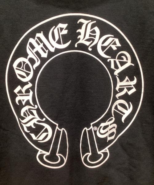 CHROME HEARTS（クロムハーツ）CHROME HEARTS (クロムハーツ) ホースシュープリントパーカー ブラック サイズ:Mの古着・服飾アイテム