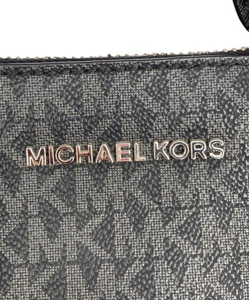 MICHAEL KORS（マイケルコース）MICHAEL KORS (マイケルコース) 2WAYショルダーバッグ ブラックの古着・服飾アイテム
