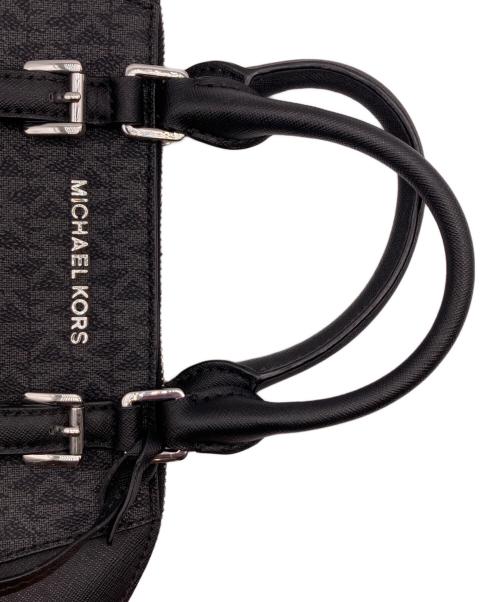 MICHAEL KORS（マイケルコース）MICHAEL KORS (マイケルコース) 2WAYショルダーバッグ ブラックの古着・服飾アイテム