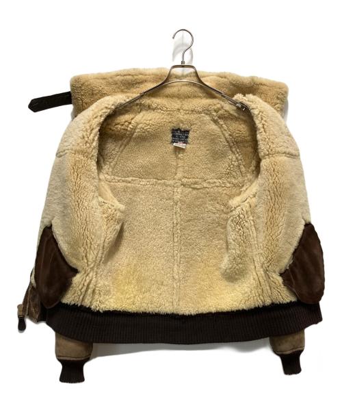 AVIREX（アヴィレックス）AVIREX (アヴィレックス) B-6ムートンフライトジャケット ブラウン サイズ:34の古着・服飾アイテム